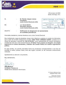 Designan a Yván Lorenzo como representante de candidatura de Abel Martínez