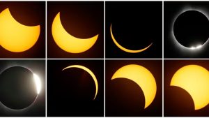 Etapas del eclipse solar