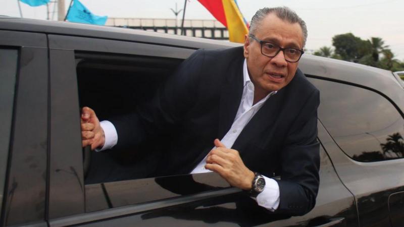 El exvicepresidente de Ecuador Jorge Glas está en huelga de hambre en la cárcel, dice su abogada