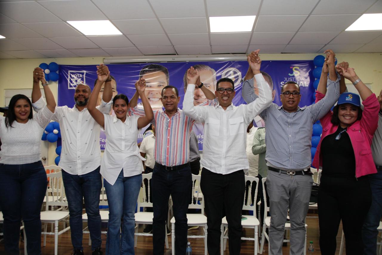 Anderson Ferreras excandidato a senador PLD en Bahoruco se juramenta en Justicia Social