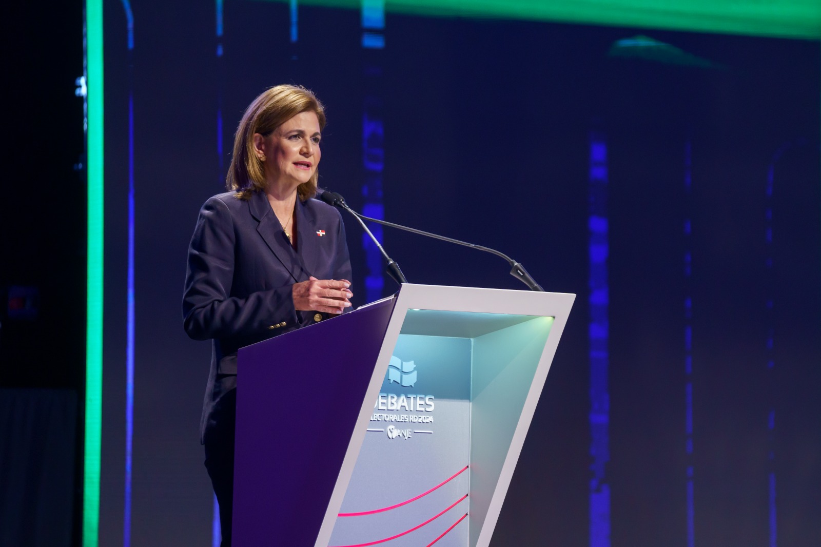 Presidente Abinader destaca participación de Raquel Peña en debate ANJE