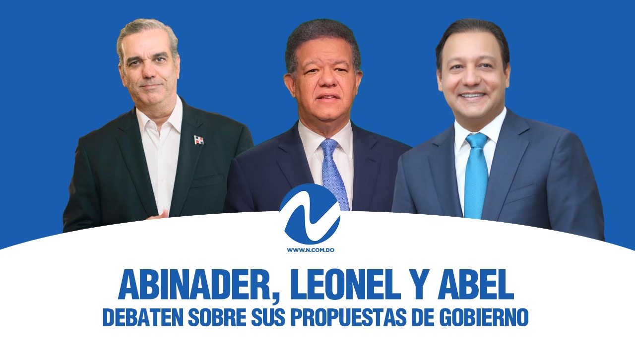 EN VIVO: Abinader, Leonel y Abel participan en el debate presidencial de ANJE