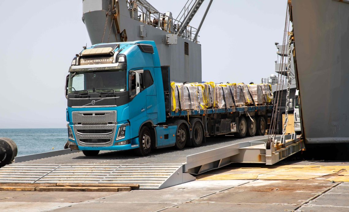 Camiones ayuda Gaza