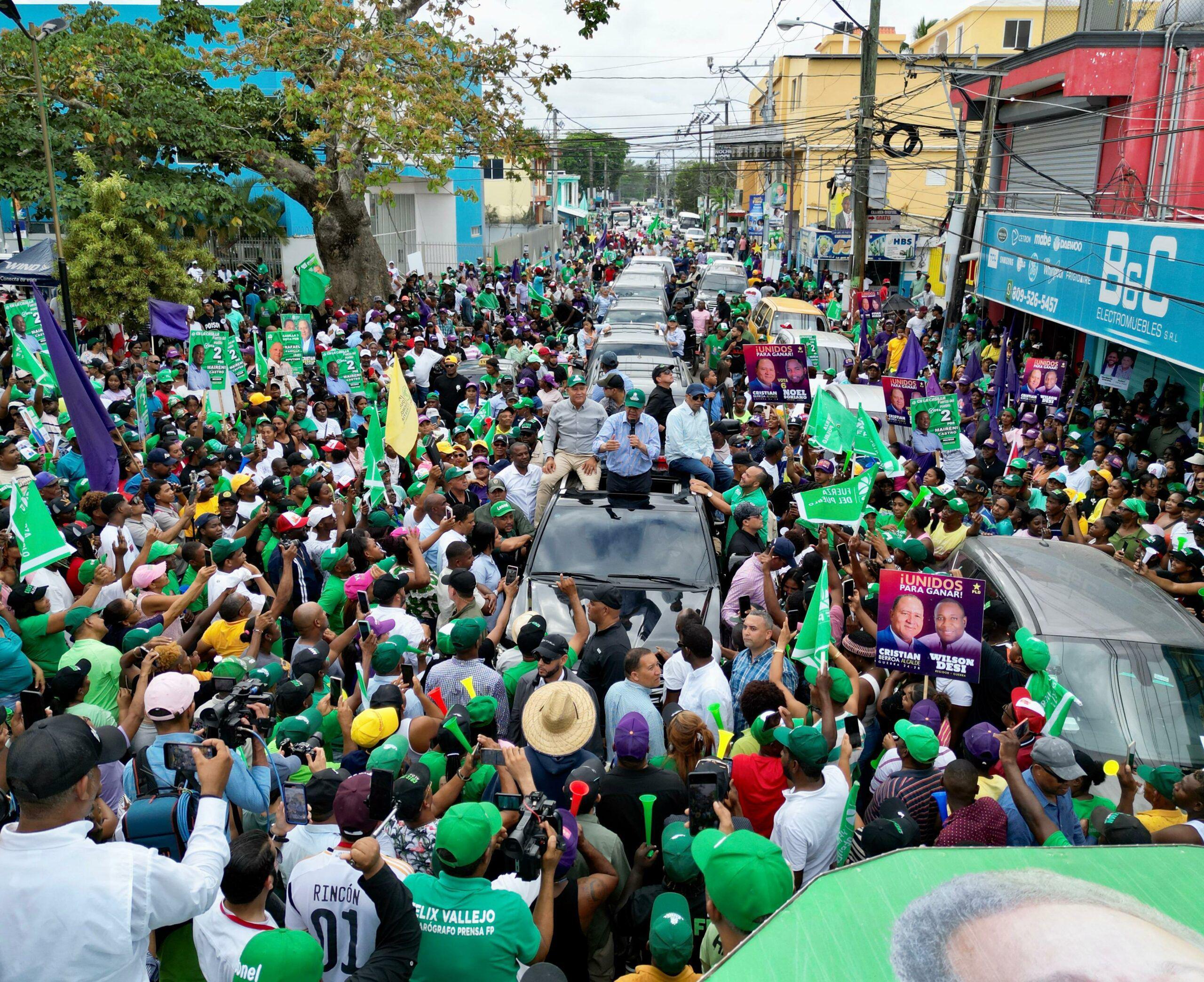 Leonel encabezará este fin de semana marchas-caravanas en 8 provincias y el DN