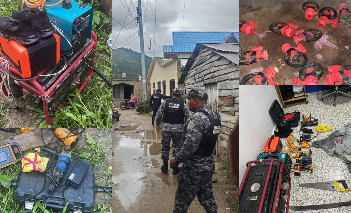 Agentes de la Policía Nacional pertenecientes al departamento policial de Constanza, apresaron de manera rápida y oportuna a tres