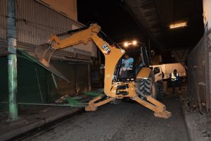 Alcaldía del DN recupera 1.4 kilómetros lineales de aceras en la 27 de Febrero durante operativo