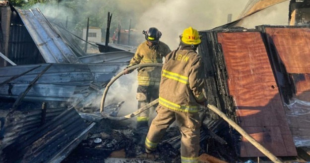 Incendio en avenida Monumental