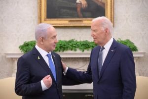 Joseph Biden y Benjamín Netanyahu 