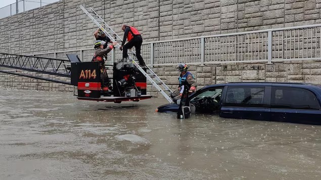 Lluvias en Canadá