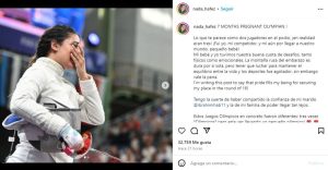 Nada Hafez, la esgrimista olímpica que compitió embarazada de 7 meses en París 2024