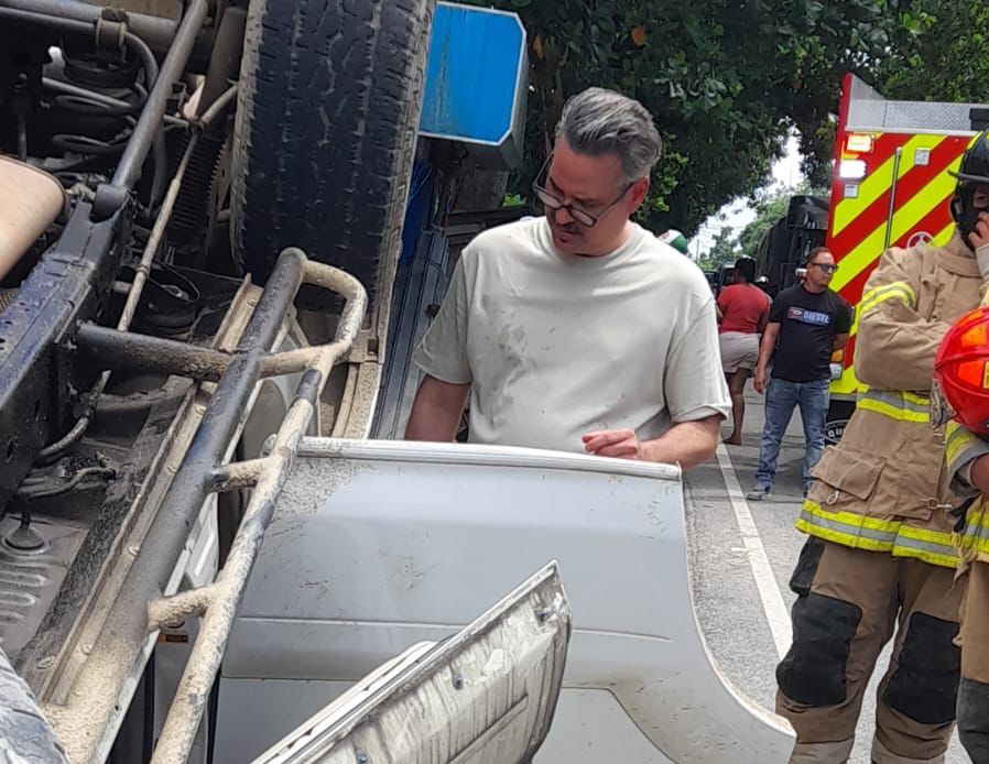 Reportan accidente de Tránsito en Tramo Carretero Nagua-Sánchez, Samaná