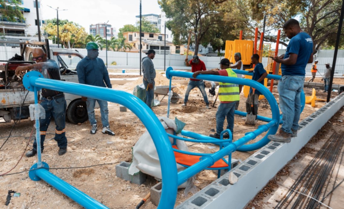 Construcción de parque por la ADN