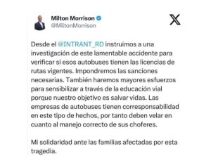 Milton Morrison ordena investigación tras trágico accidente en Elías Piña que dejó tres muertos