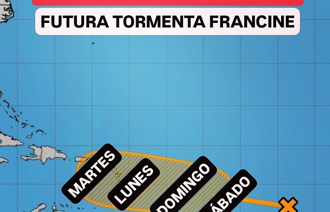 ¡Seguirá las lluvias! Tormenta tropical Francine incidirá al inicio de la próxima semana