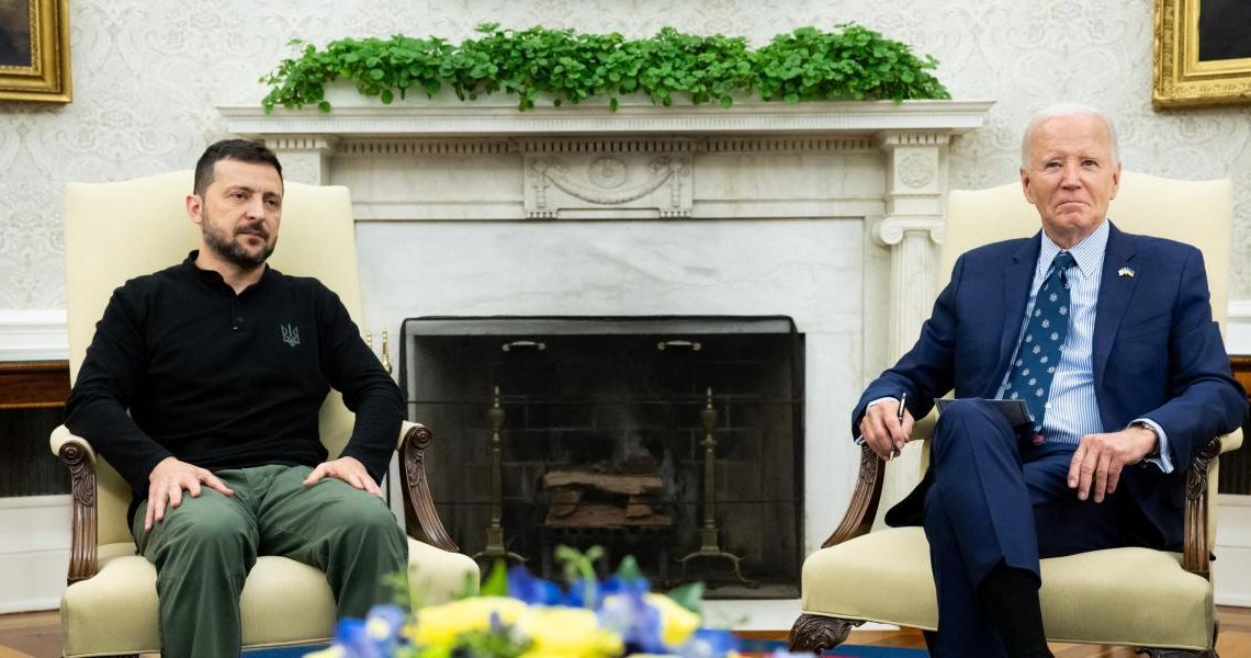 Biden y Zelenski en la Casa Blanca