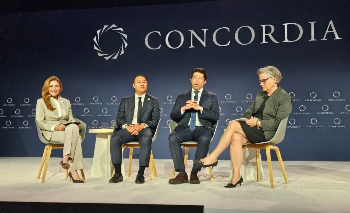 Carolina Mejía en Cumbre Concordia: "La gente está siempre en el centro de nuestras políticas públicas"