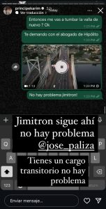 Fotos supuesto chat