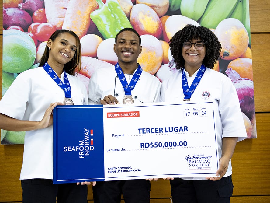 Estudiantes ITSC ganan tercer lugar en Concurso Gastronómico Bacalao Noruego