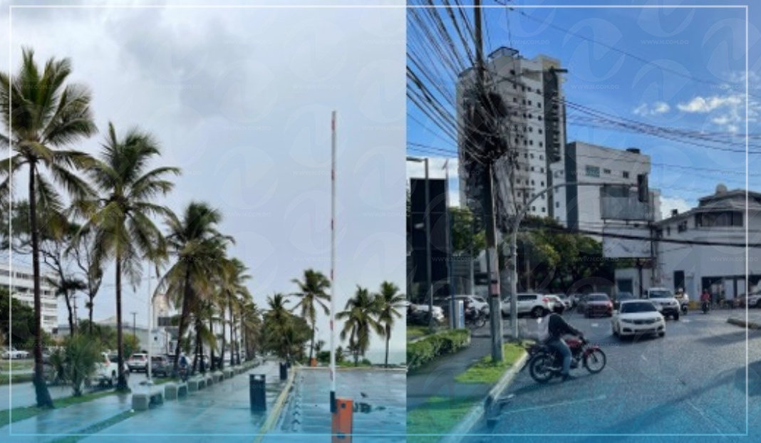 Madrugada de muchas lluvias y mañana medio nublada en el GSD por vaguada y onda tropical