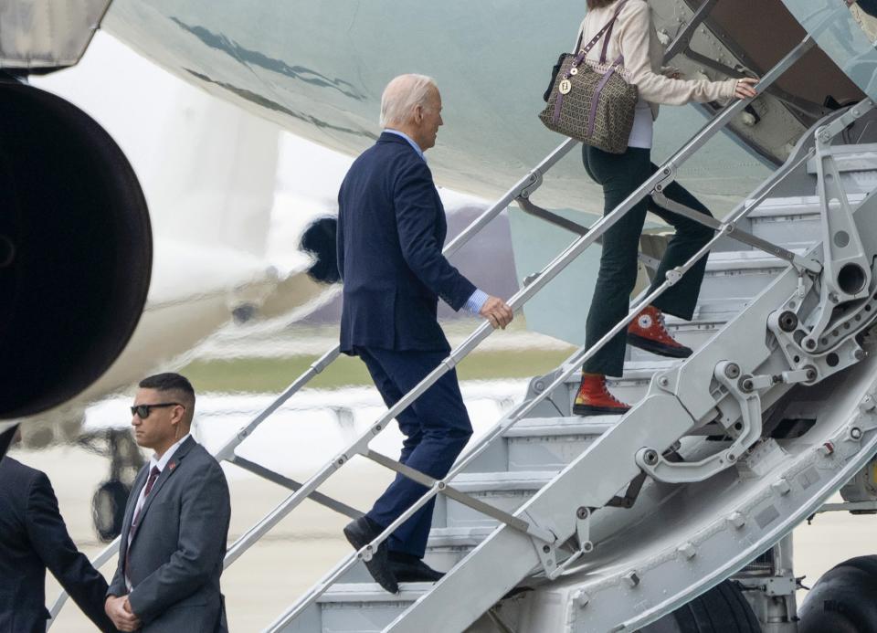 Joe Biden llegando a la cumbre de APEC