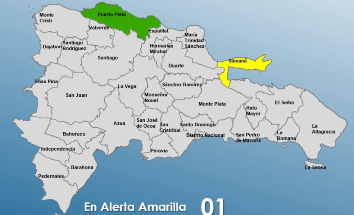 Mapa de alerta COE