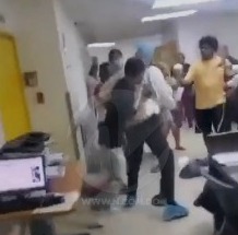 Haitianos agreden personal médico y administrativo hospital Darío Contreras