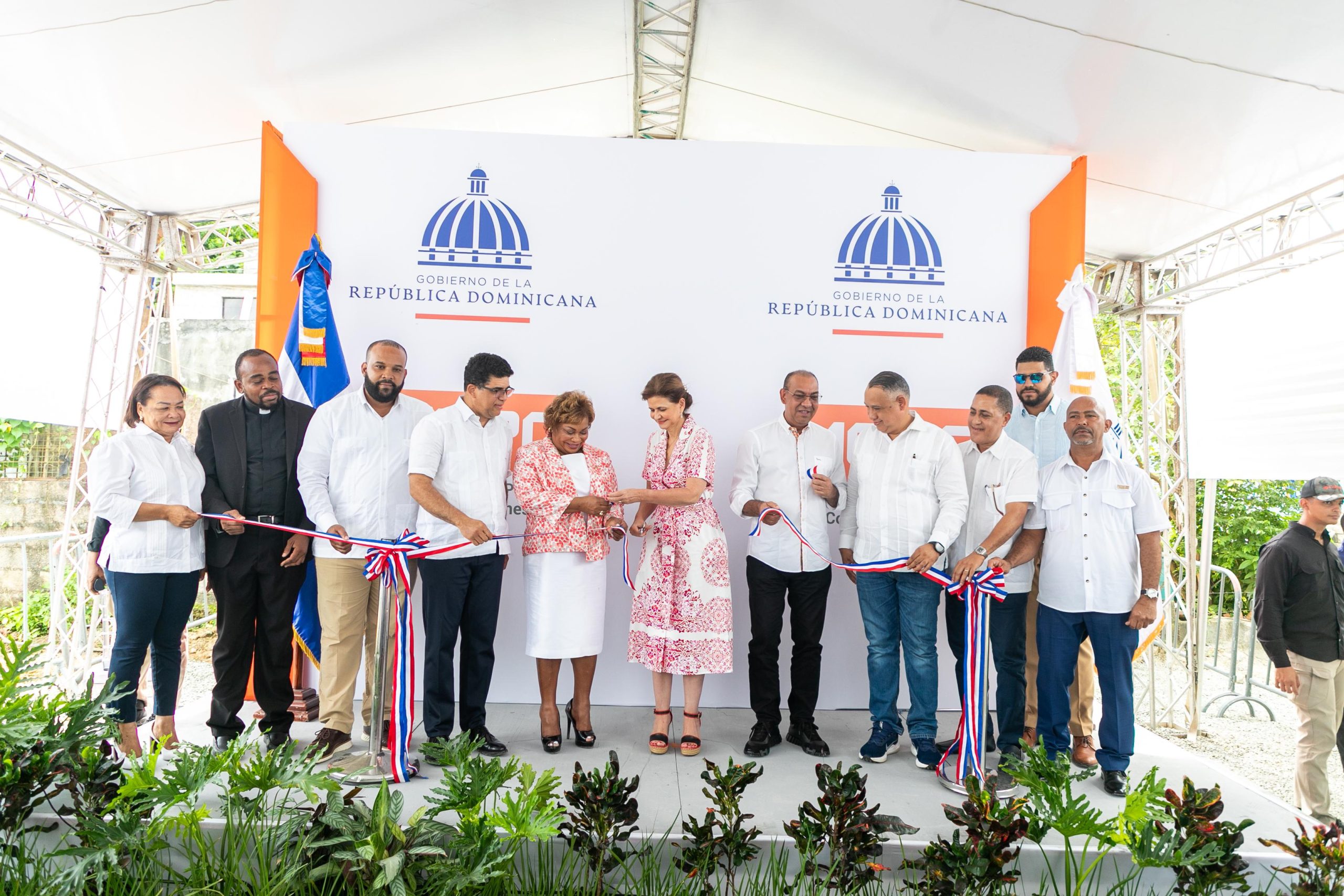 Raquel Peña inauguró nuevas obras en el Gran Santo Domingo