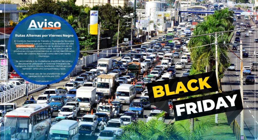 ¿Estará el tránsito caótico por Black Friday? Tranquilos, Intrant dispone de rutas alternas 