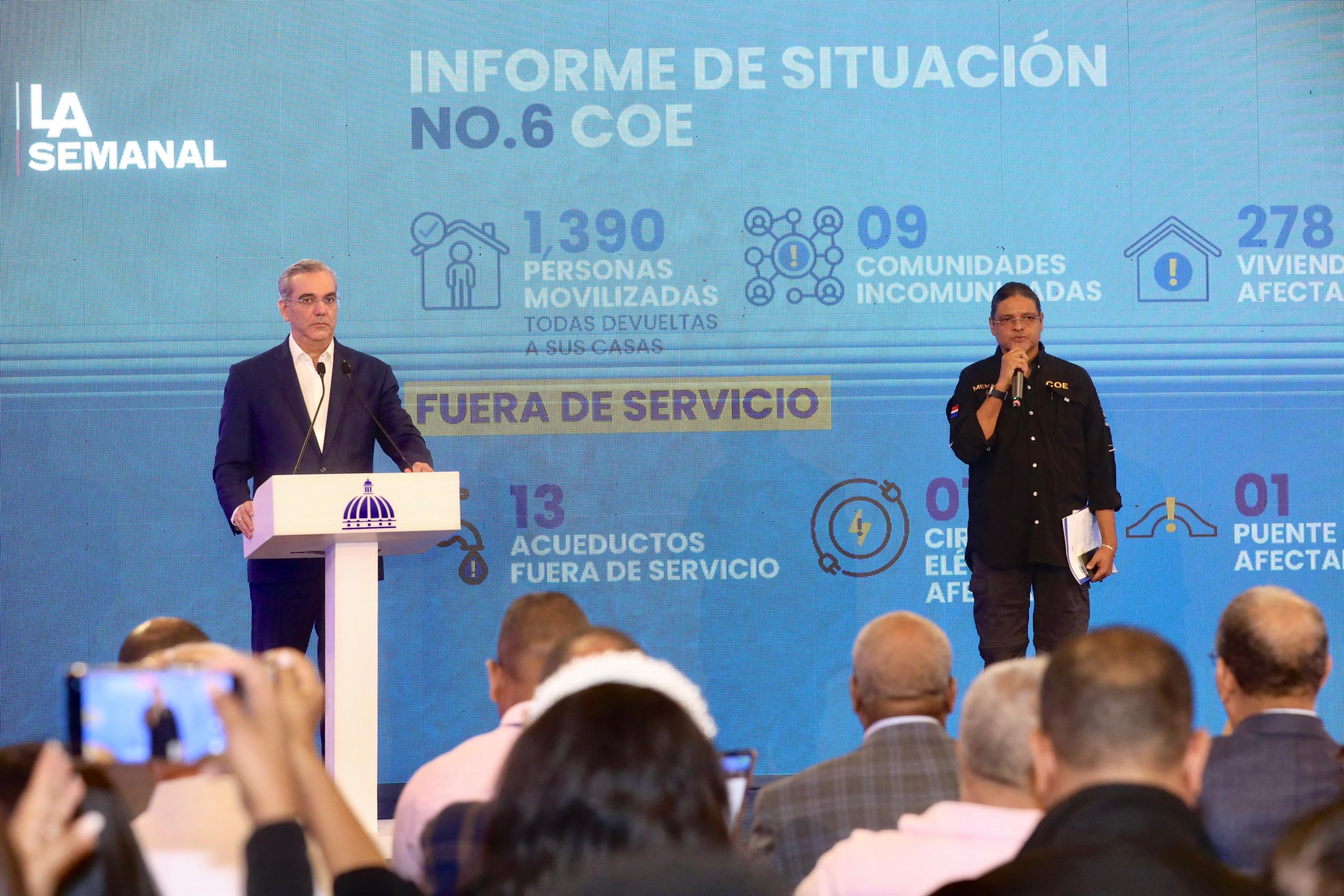 Gobierno presenta plan de prevención y acción frente a fenómenos atmosféricos que afecten a RD