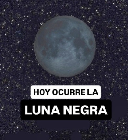 ¡Prepárate para una noche extraordinaria! Hoy ocurrirá la Luna Negra