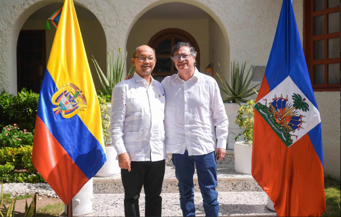 Petro y el presidente de transición de Haití celebran el primer gabinete binacional