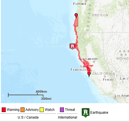 Terremoto en California