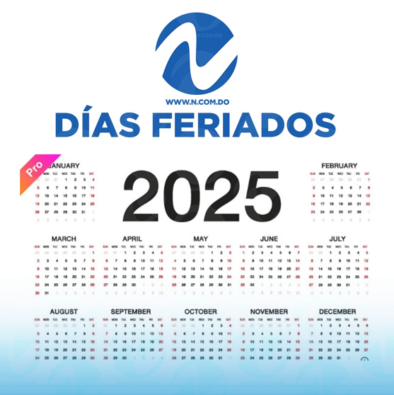 Días feriados 2025: A enero le quedan el Día de Reyes, el Día de la Altagracia y el Día de Duarte