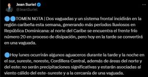 ¡Enero se despide con más lluvias! Dos vaguadas y un sistema frontal incidirán esta semana