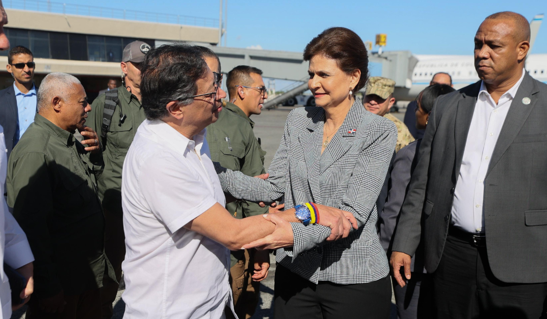 Raquel Peña y Gustavo Petro