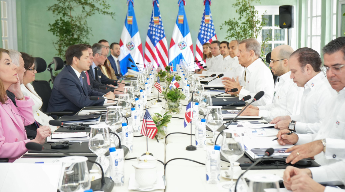 Imágenes de la reunión entre el canciller Roberto Álvarez y el secretario de Estado de EE.UU., Marco Rubio