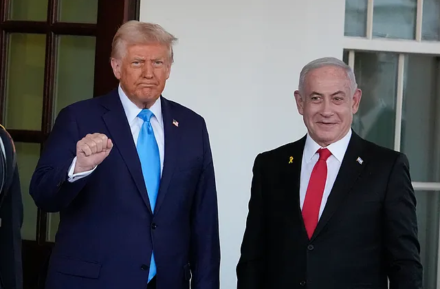 Trump recibe a Netanyahu y dice que a los palestinos no les queda otra alternativa que irse de Gaza