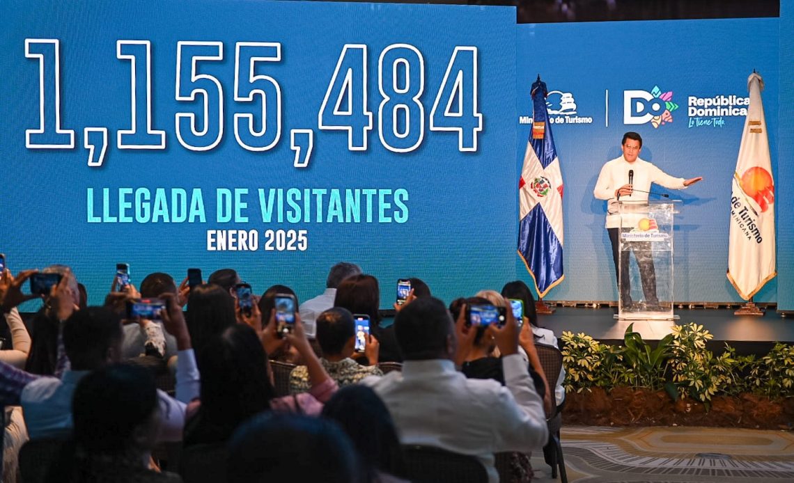 Turismo dominicano arranca el año con la llegada de 1,155,484 visitantes