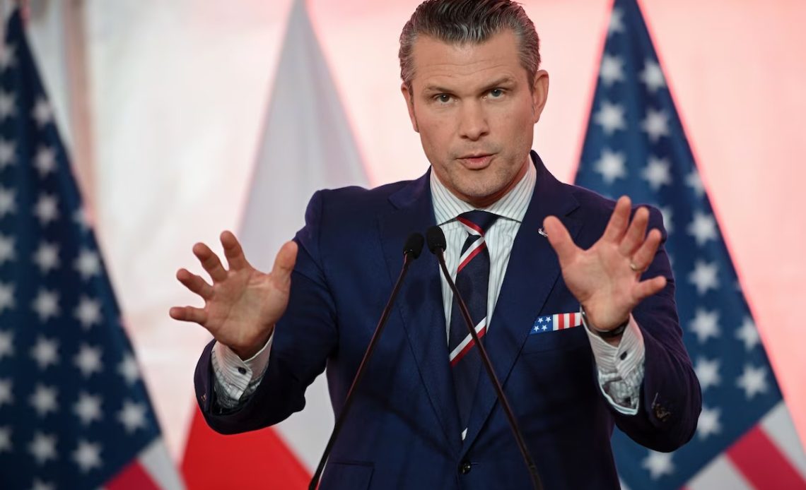 El secretario de Defensa de Estados Unidos, Pete Hegseth