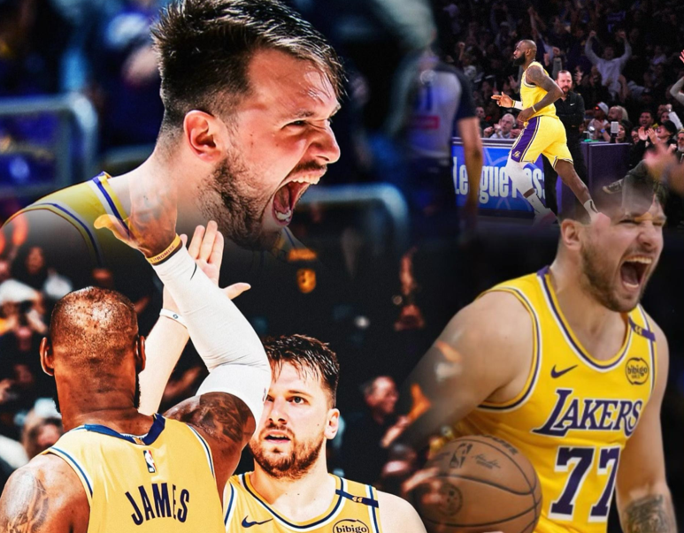 Dončić y James conducen a Lakers a una victoria 113-109 sobre Knicks en tiempo extra