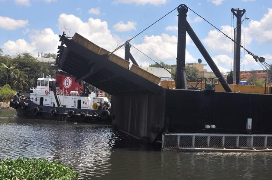 MOPC anuncia cierre temporal del puente flotante