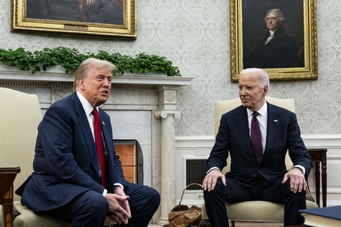 Trump con Joe Biden