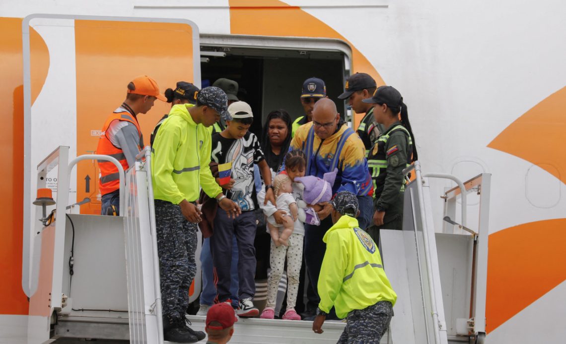 Venezuela repatriación de migrantes